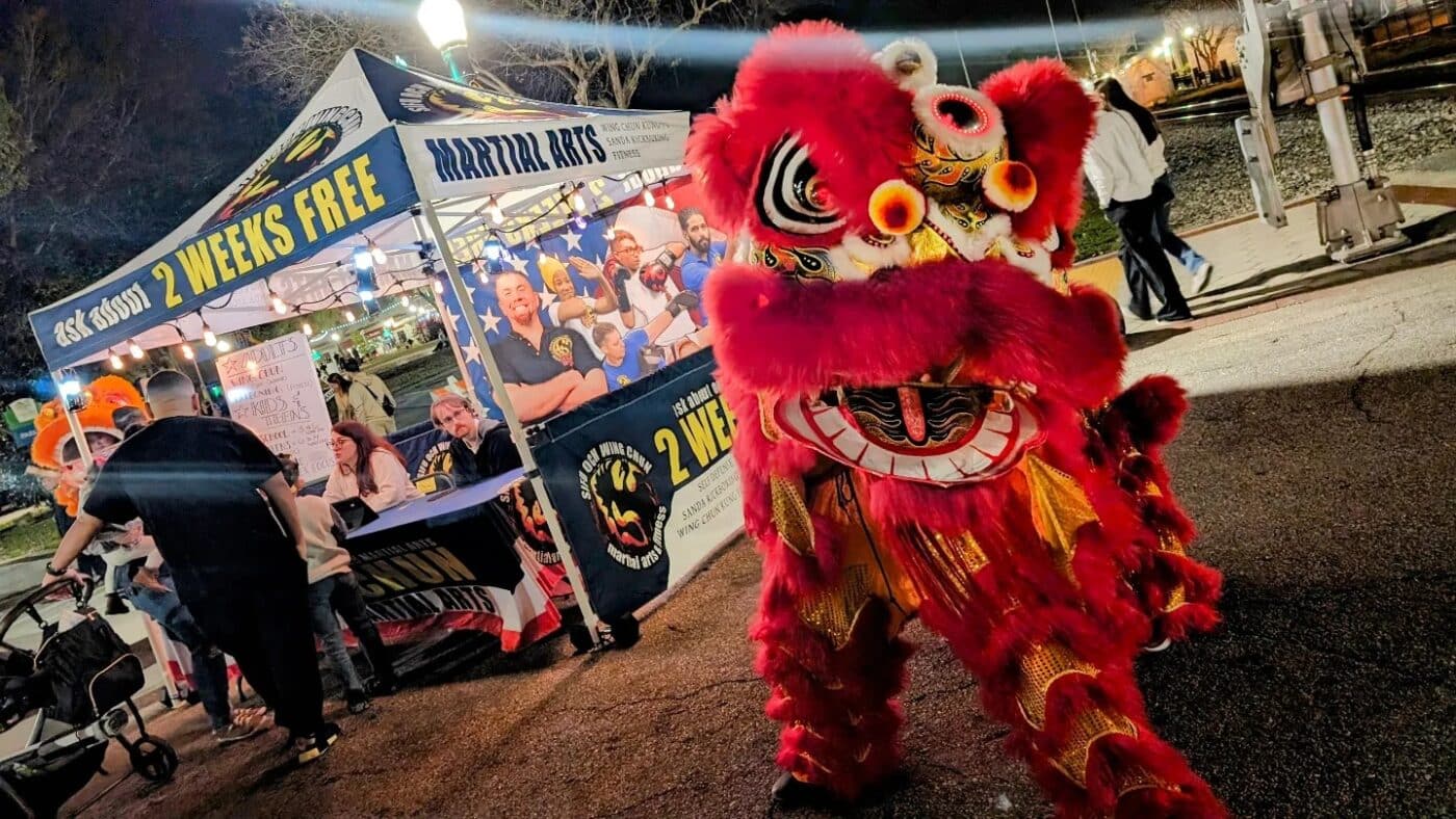 Lakeland Lion Dance team, Chinese Lion Dance entertainment, Wing Chun performances Florida, event entertainment Lakeland